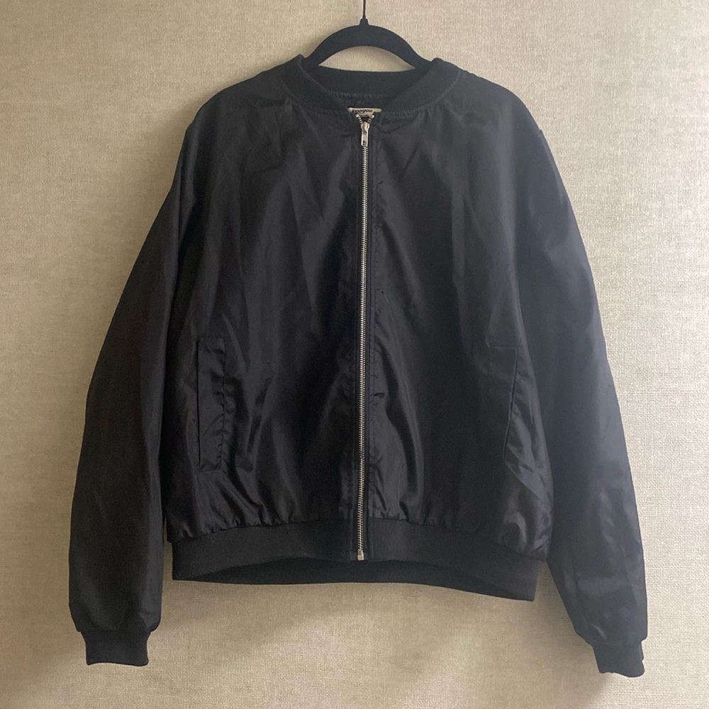 Women’s Black Bomber Jacket